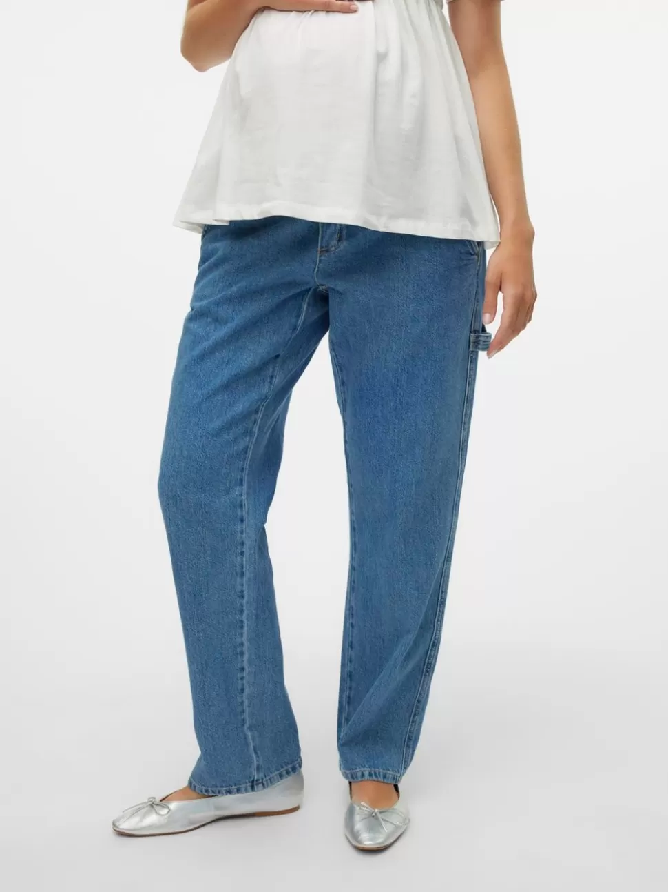 Jeans^VERO MODA Maternity-jeans Medium Blue Denim