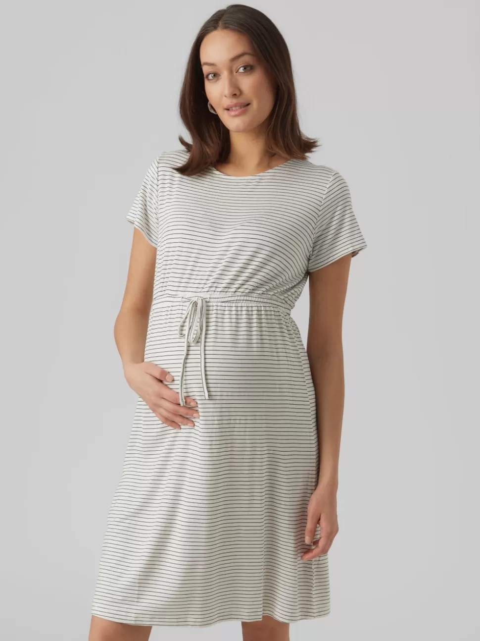 Klänningar^VERO MODA MLALISON Gravidklänning Snow White