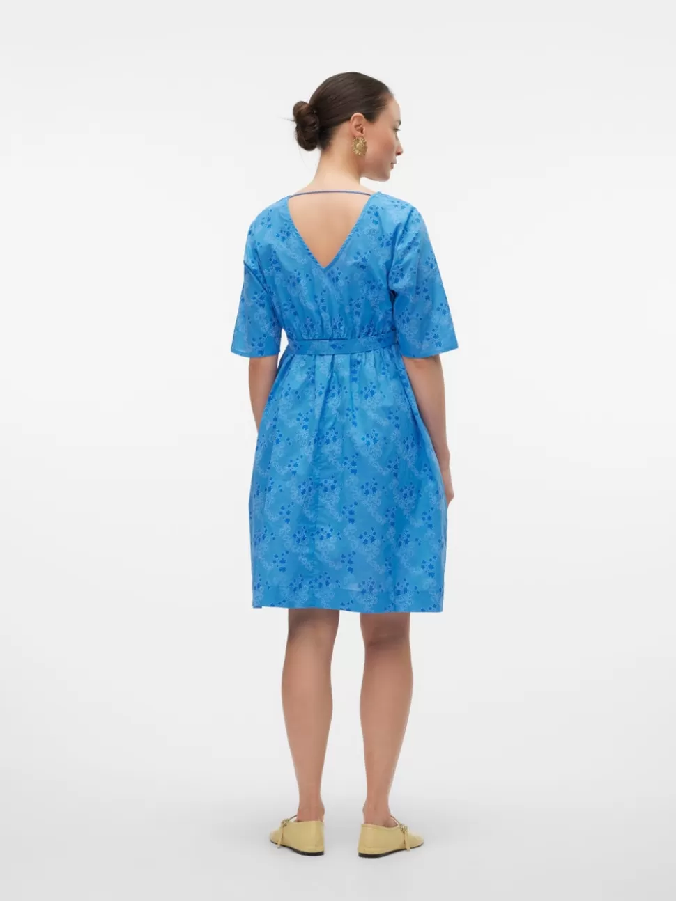 Klänningar^VERO MODA MLANDIE Gravidklänning Blue Jasper