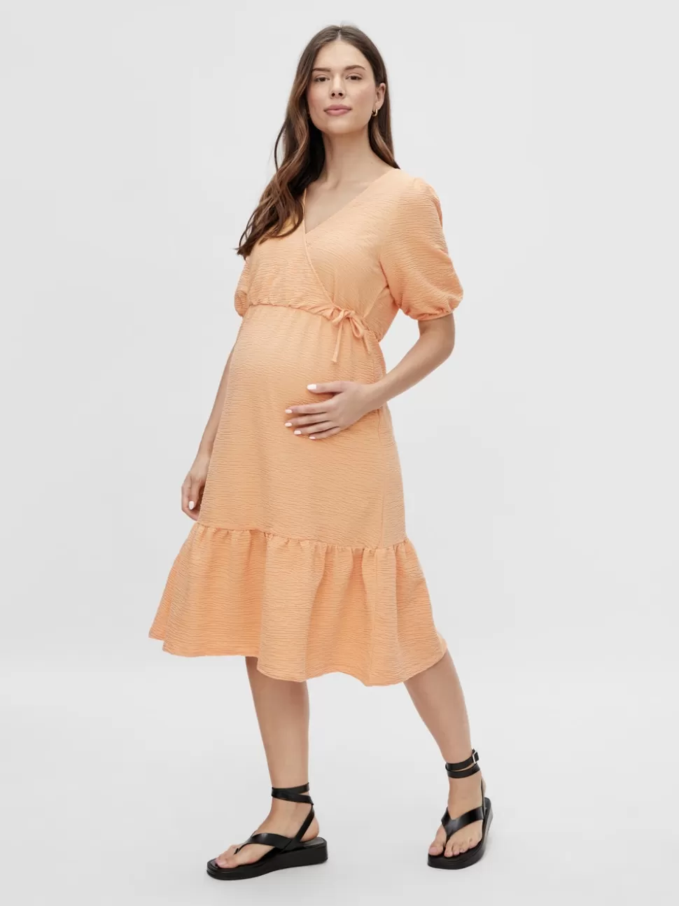 Amningskläder | Klänningar^VERO MODA MLASIA Gravidklänning Apricot Cream
