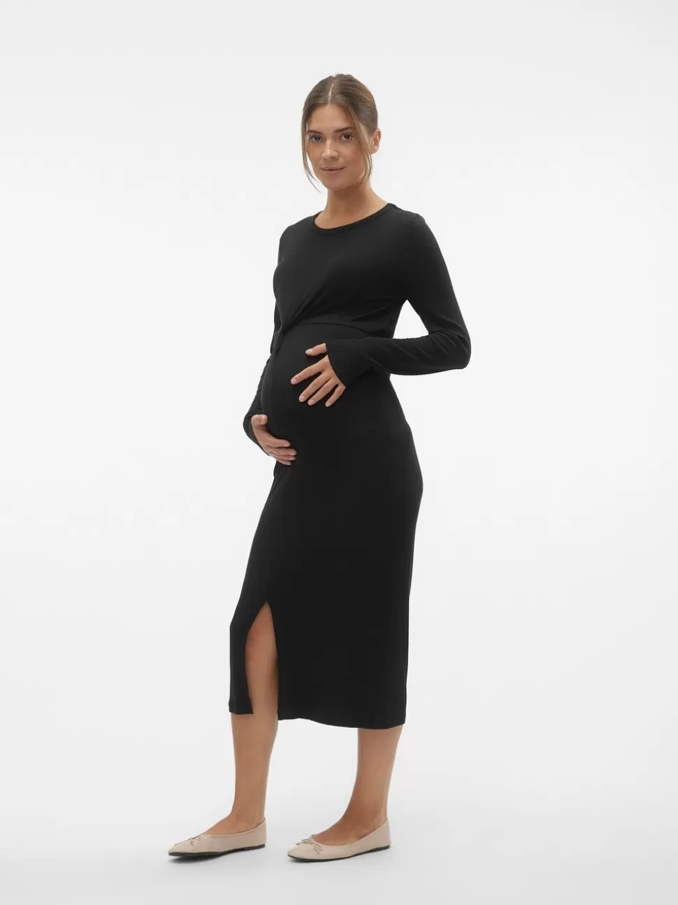 Klänningar^VERO MODA MLBRYNJA Gravidklänning Black