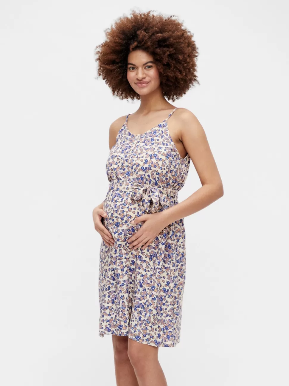 Klänningar^VERO MODA MLCELIA Gravidklänning Whitecap Gray