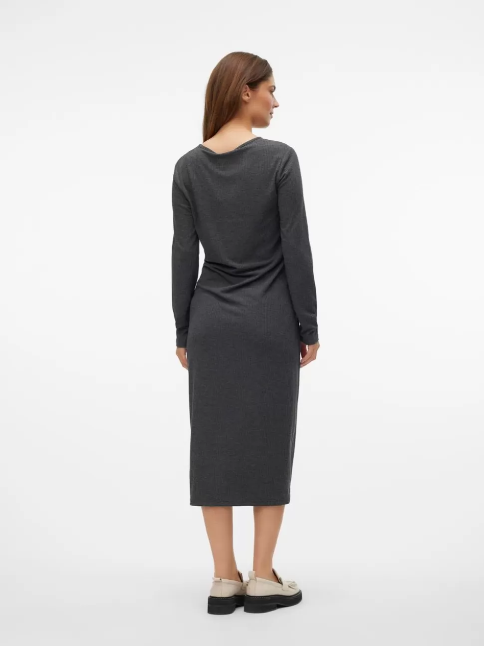 Amningskläder | Klänningar^VERO MODA MLELLY Gravidklänning Dark Grey Melange