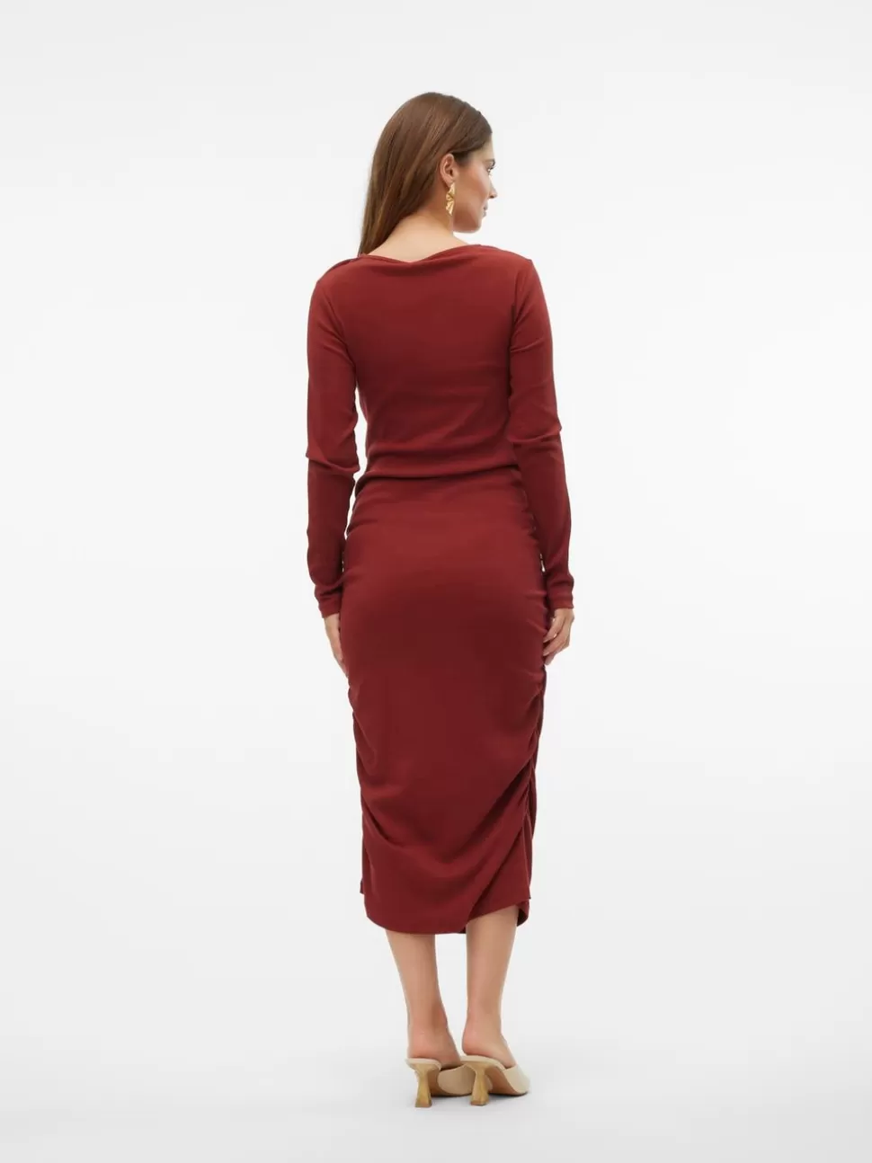 Amningskläder | Klänningar^VERO MODA MLEMILY Gravidklänning Fired Brick