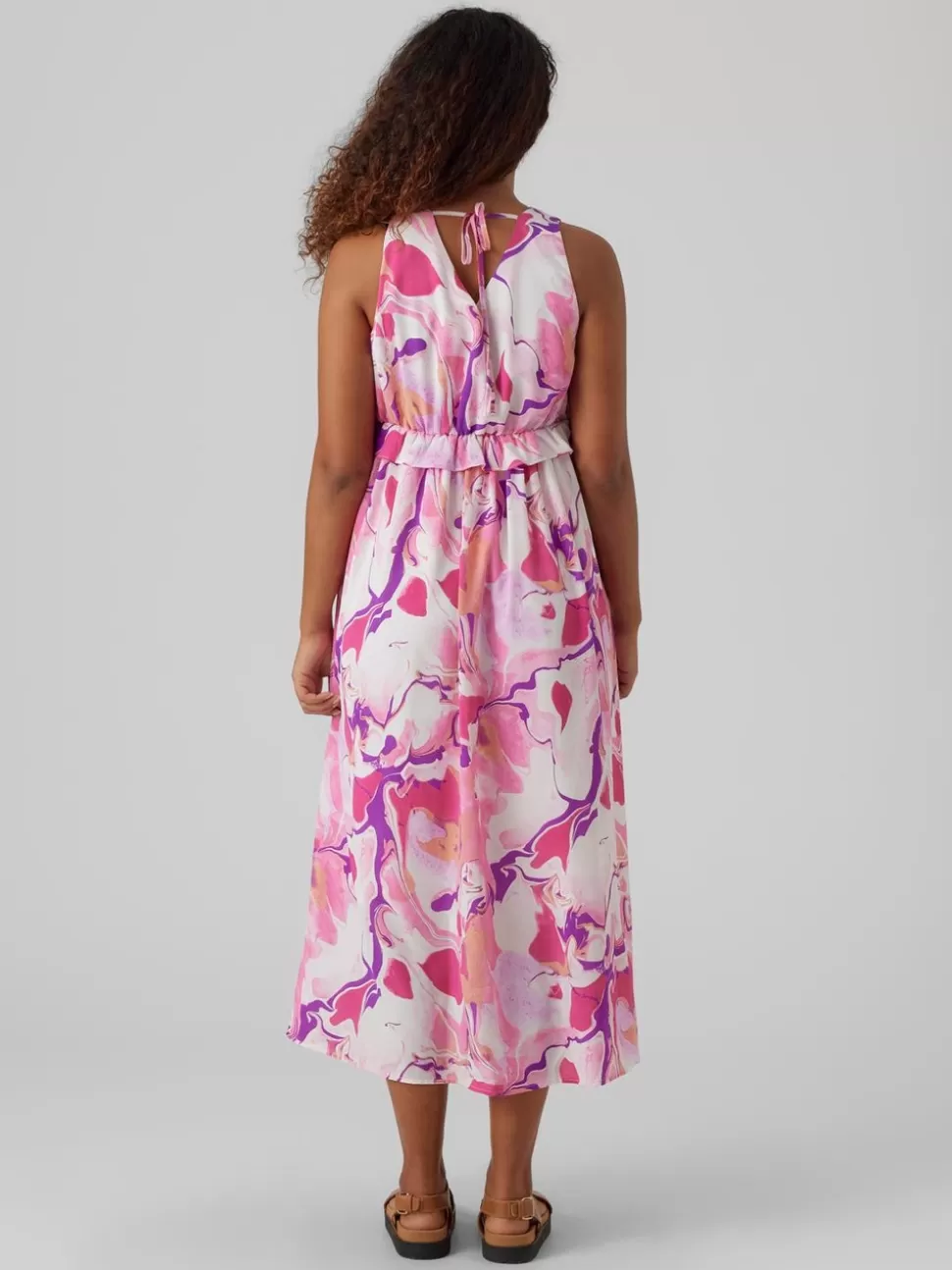 Klänningar^VERO MODA MLESRA Gravidklänning Sangria Sunset