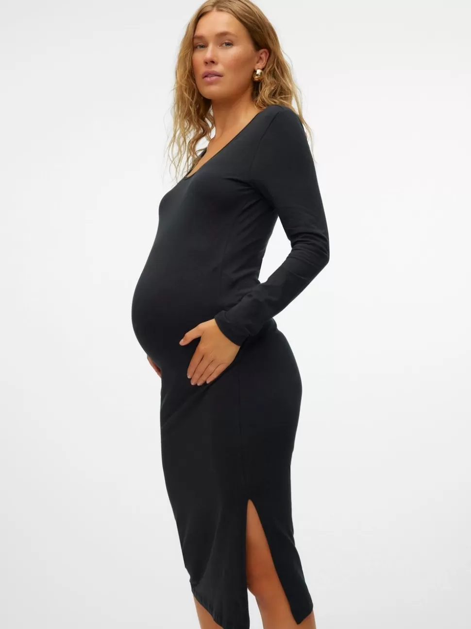 Klänningar^VERO MODA MLEVA Gravidklänning Black