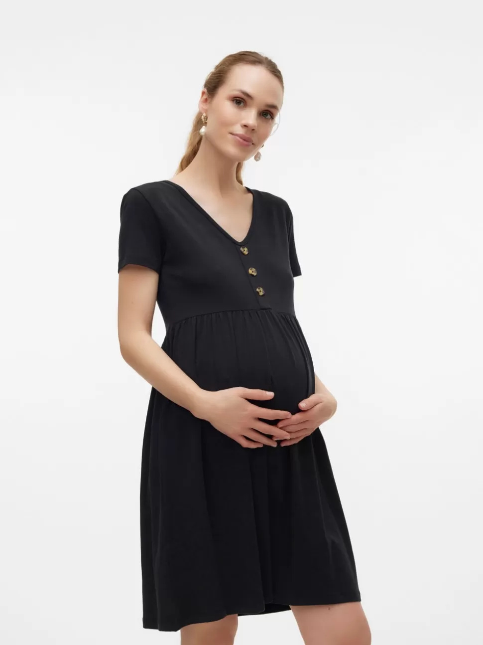 Amningskläder | Klänningar^VERO MODA MLEVA Gravidklänning Black