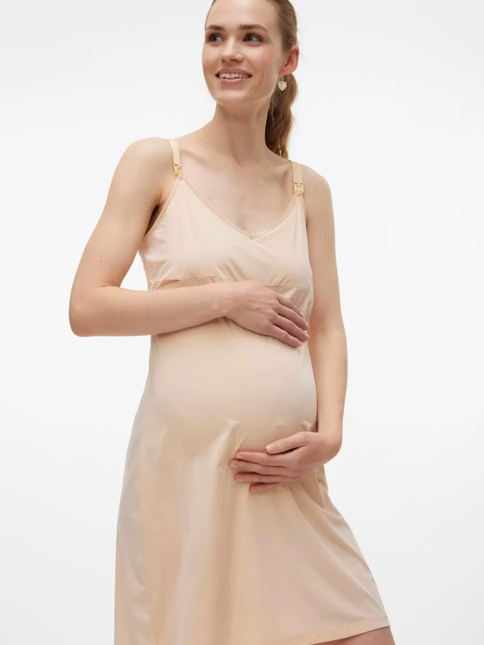 Amningskläder | Klänningar^VERO MODA MLFINE Gravidklänning Nude