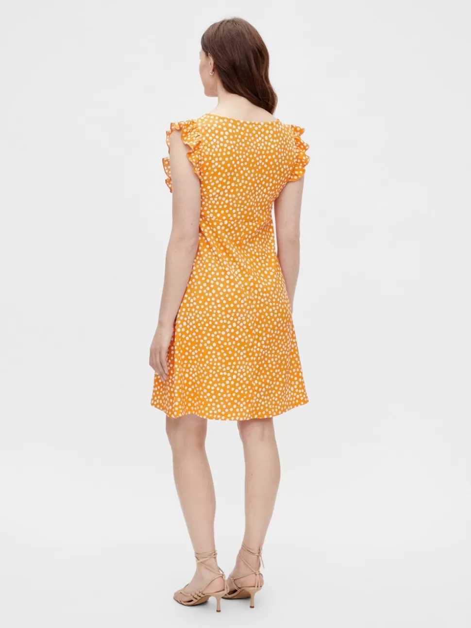 Klänningar^VERO MODA MLFRIDA Gravidklänning Orange Pepper
