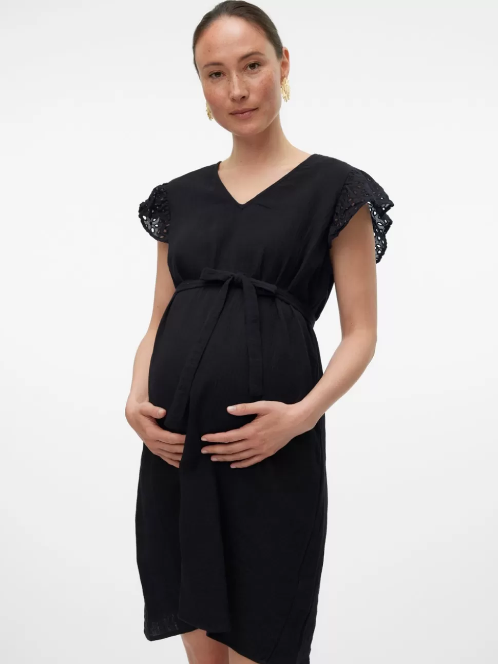 Klänningar^VERO MODA MLJUANA Gravidklänning Black