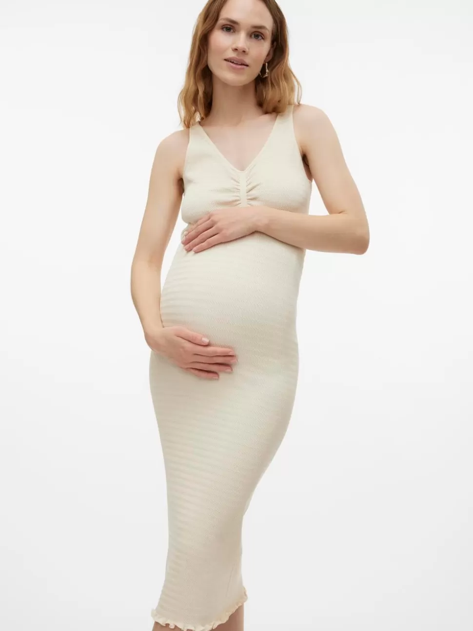 Klänningar^VERO MODA MLKARMEN Gravidklänning Birch