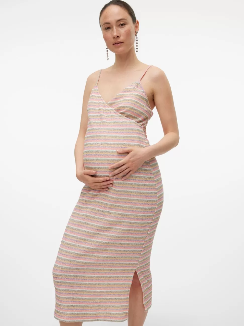Amningskläder | Klänningar^VERO MODA MLLILA Gravidklänning Pink Cosmos