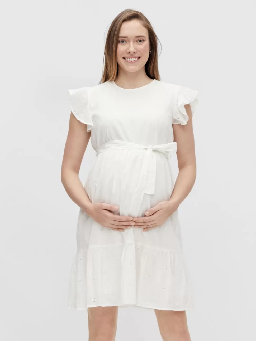 Klänningar^VERO MODA MLLOVE Gravidklänning Bright White