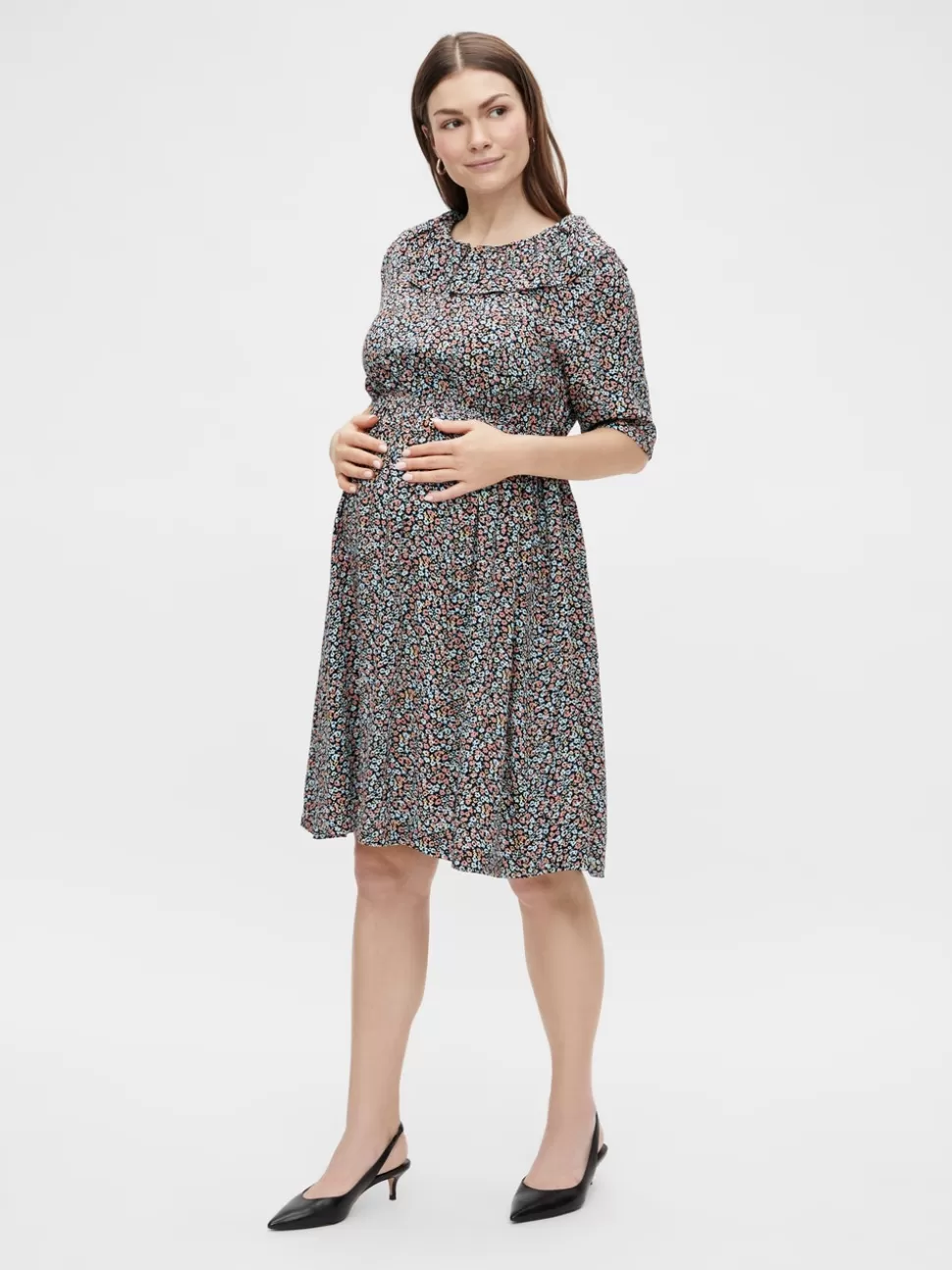 Klänningar^VERO MODA MLLYLA Gravidklänning Blueberry
