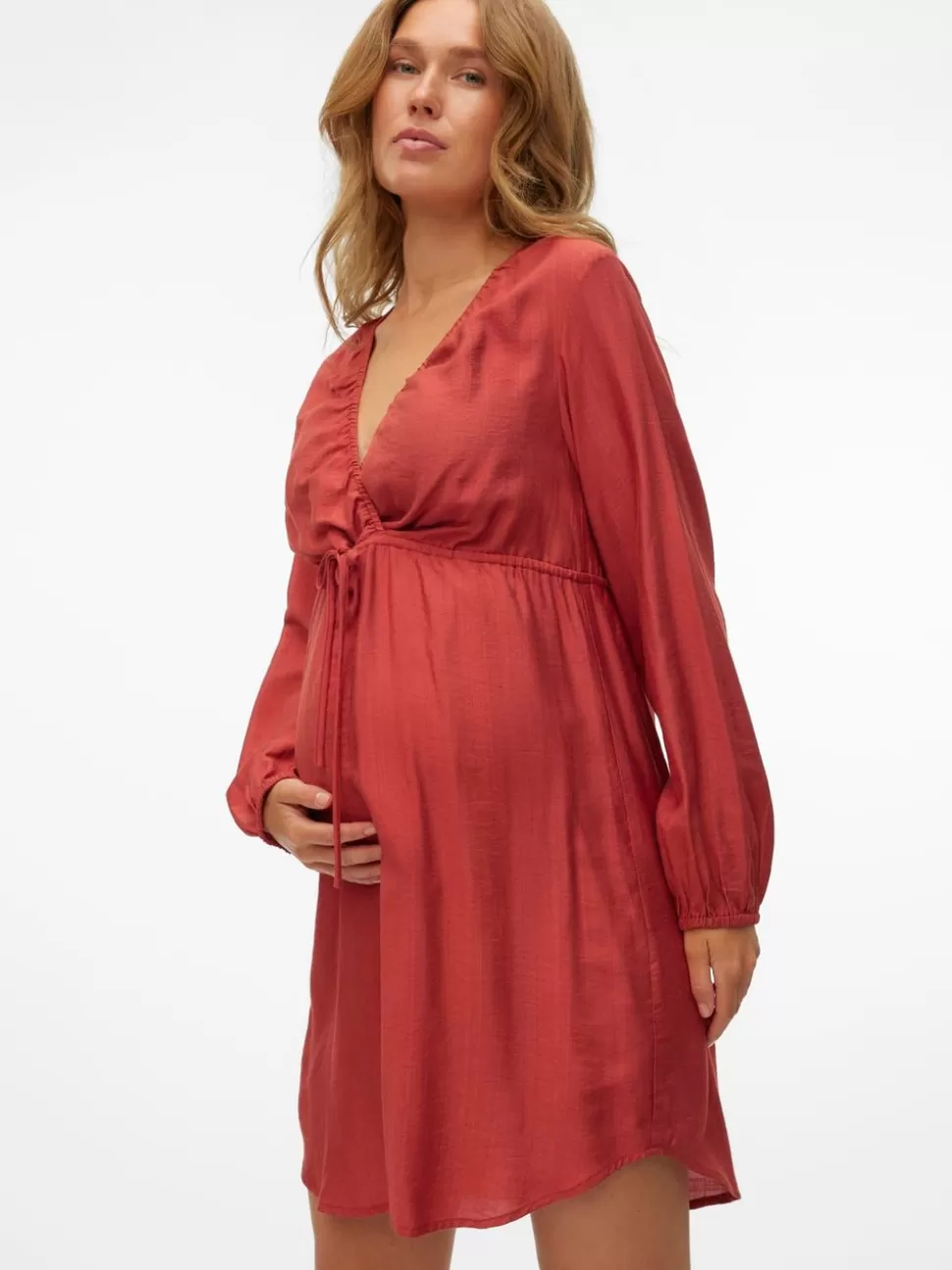 Amningskläder | Klänningar^VERO MODA MLMARIE Gravidklänning Marsala