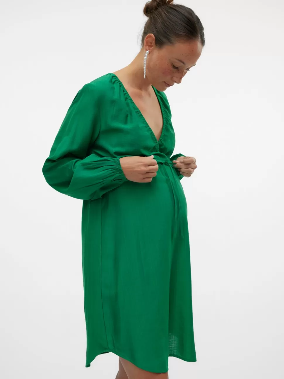 Amningskläder | Klänningar^VERO MODA MLMARIE Gravidklänning Bermuda Green