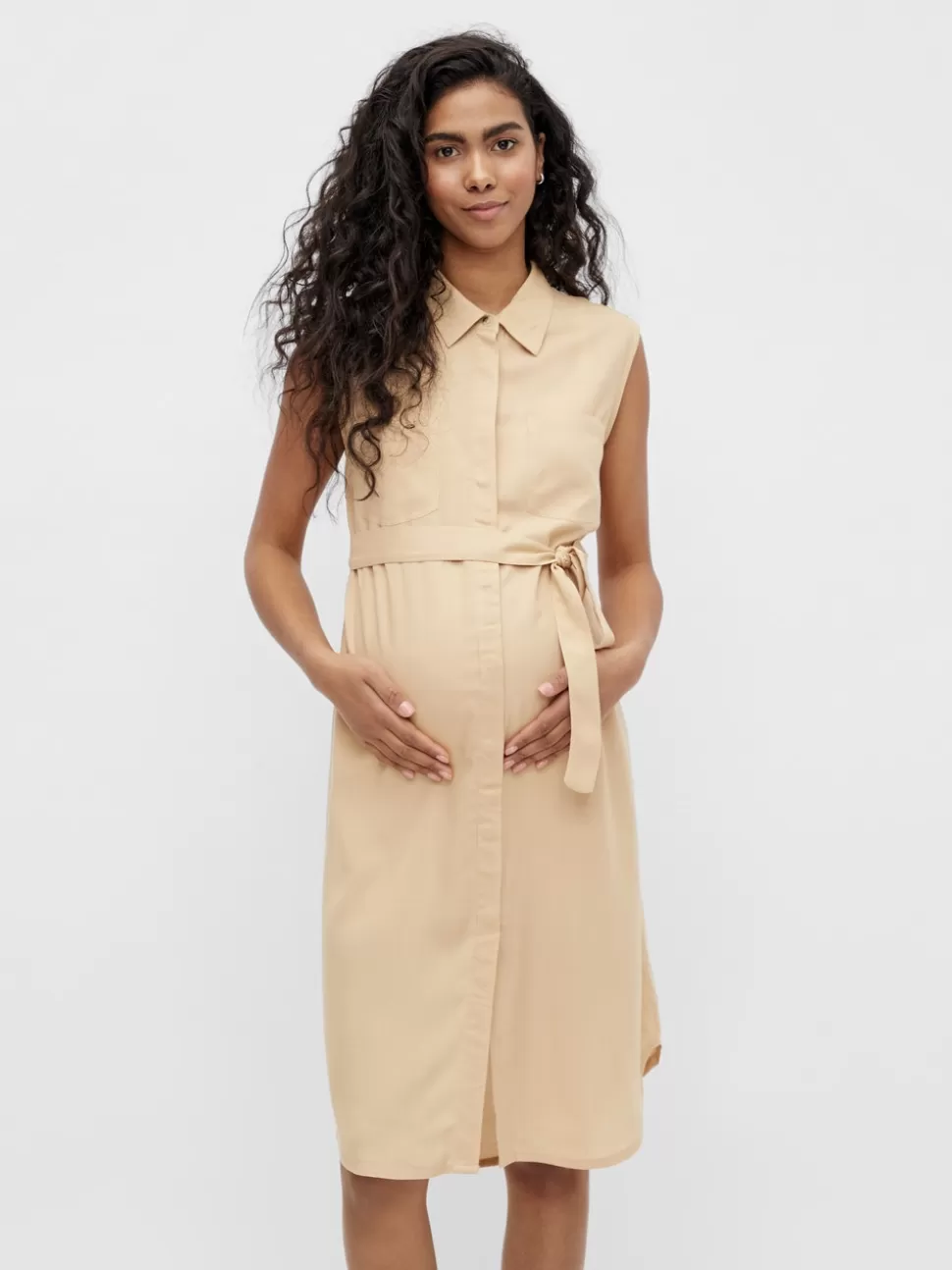 Amningskläder | Klänningar^VERO MODA MLMERCY Gravidklänning Warm Sand