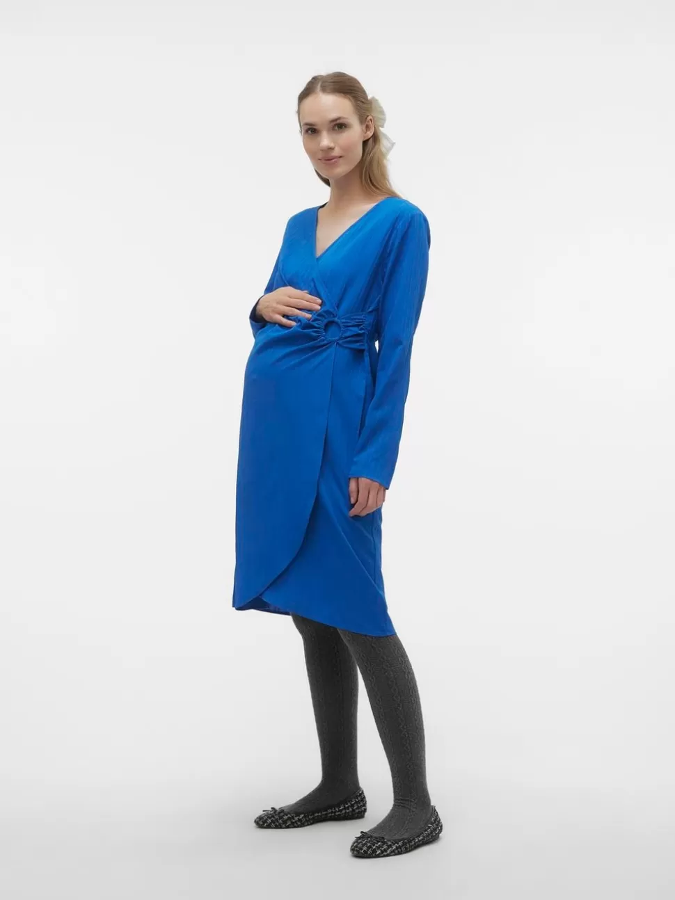 Klänningar^VERO MODA MLMIKELA Gravidklänning French Blue