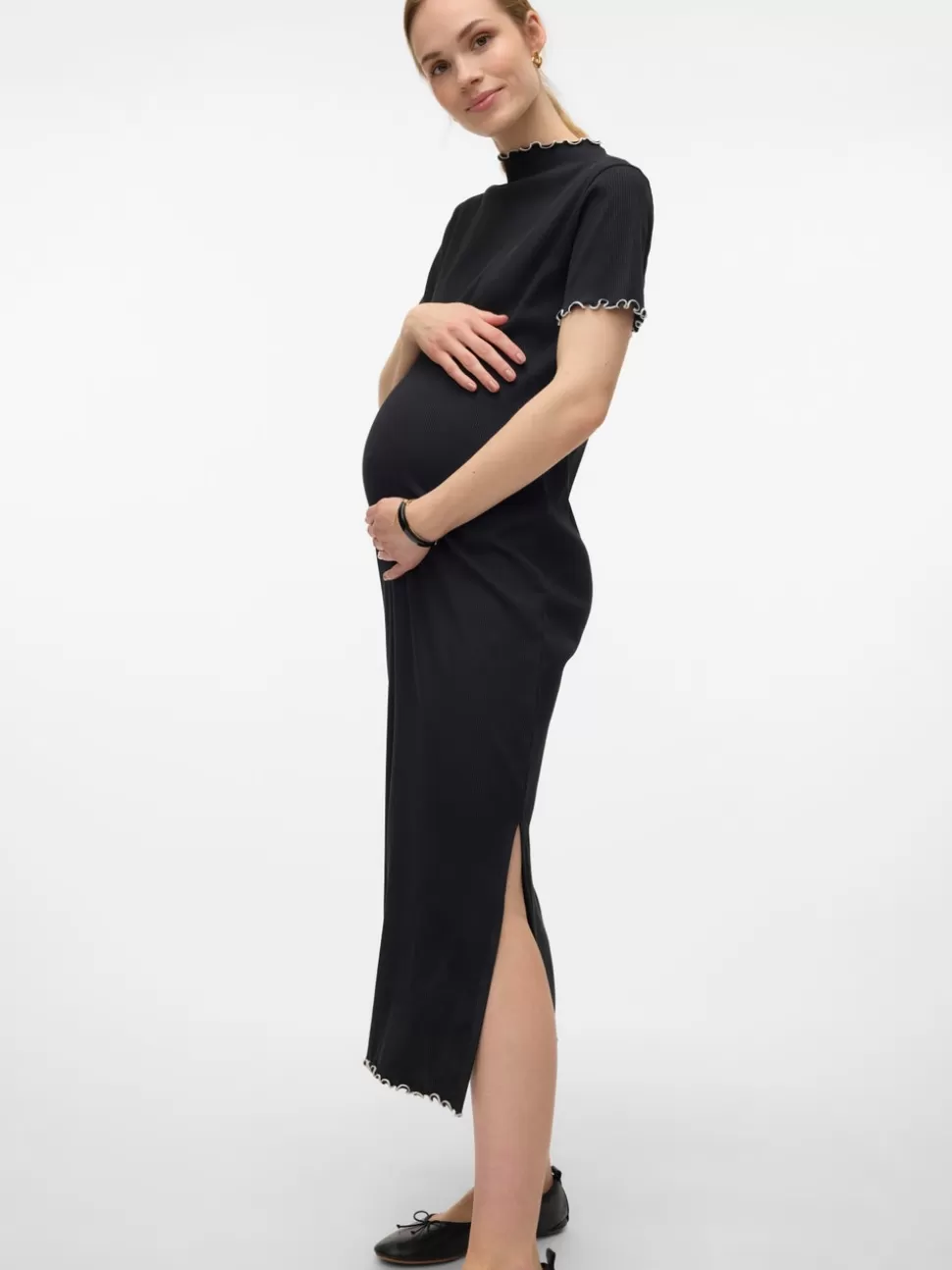Klänningar^VERO MODA MLMILY Gravidklänning Black