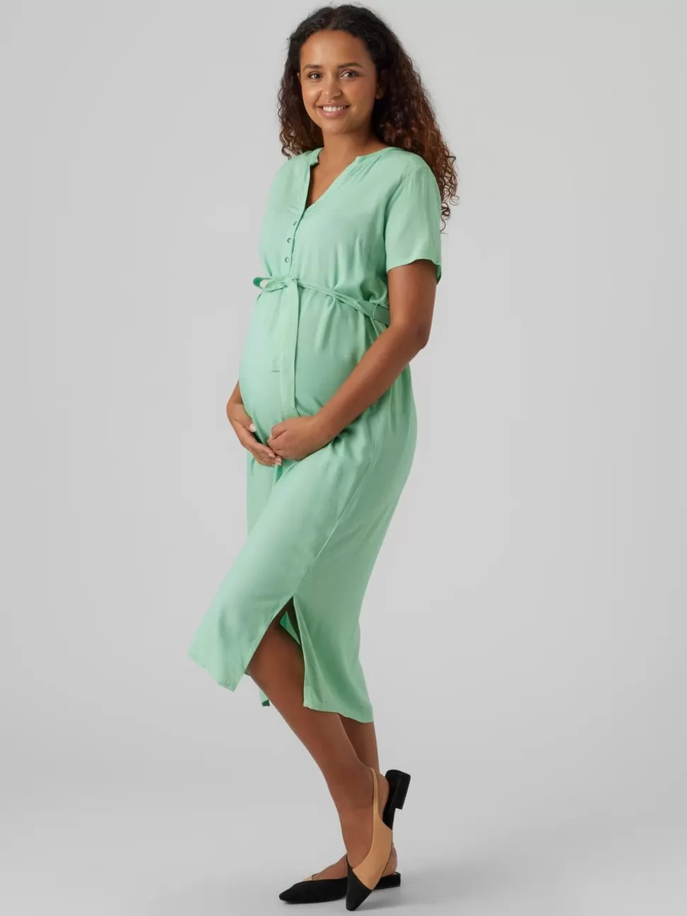 Amningskläder | Klänningar^VERO MODA MLMISTY Gravidklänning Neptune Green