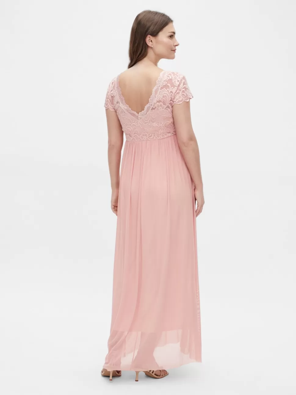 Klänningar^VERO MODA MLMIVANA Gravidklänning Misty Rose