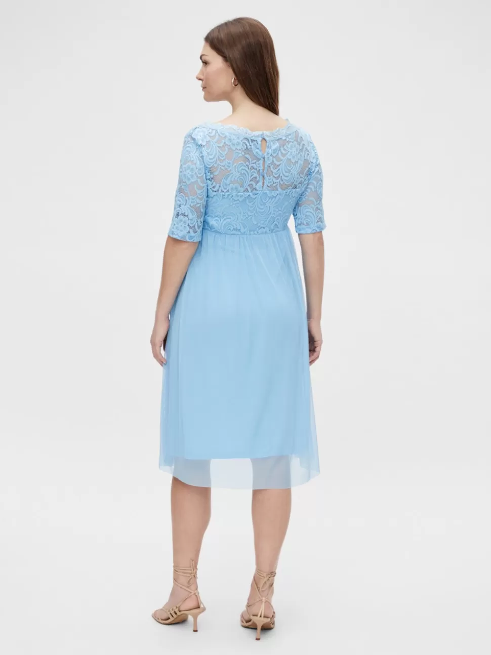 Klänningar^VERO MODA MLMIVANA Gravidklänning Alaskan Blue