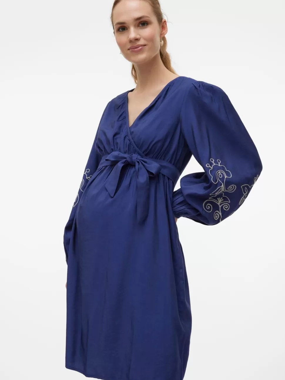 Amningskläder | Klänningar^VERO MODA MLNANAZ Gravidklänning Medieval Blue