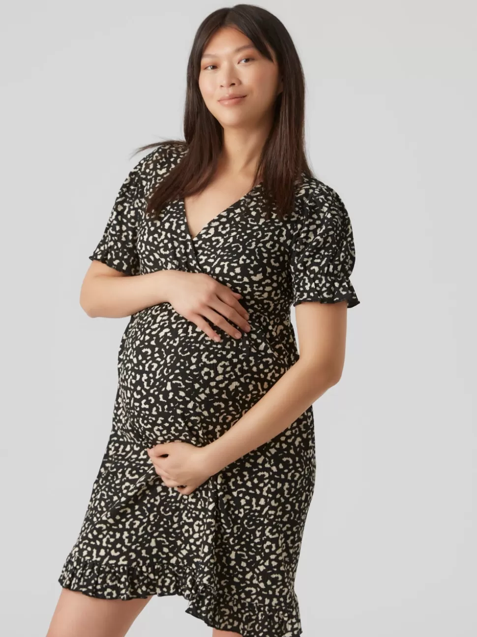 Klänningar^VERO MODA MLNAOMI Gravidklänning Black