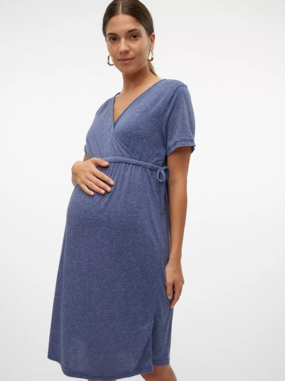 Amningskläder | Klänningar^VERO MODA MLNELLI Gravidklänning Blue Indigo
