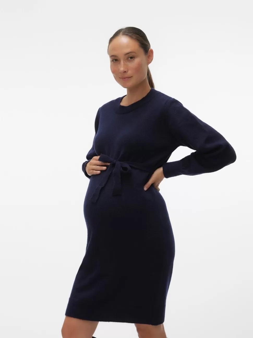 Klänningar^VERO MODA MLNEWANNE Gravidklänning Navy Blazer
