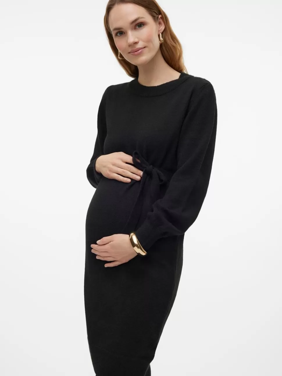 Klänningar^VERO MODA MLNEWANNE Gravidklänning Black