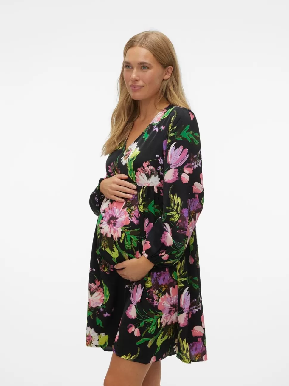 Klänningar^VERO MODA MLNEWBIRDY Gravidklänning Black