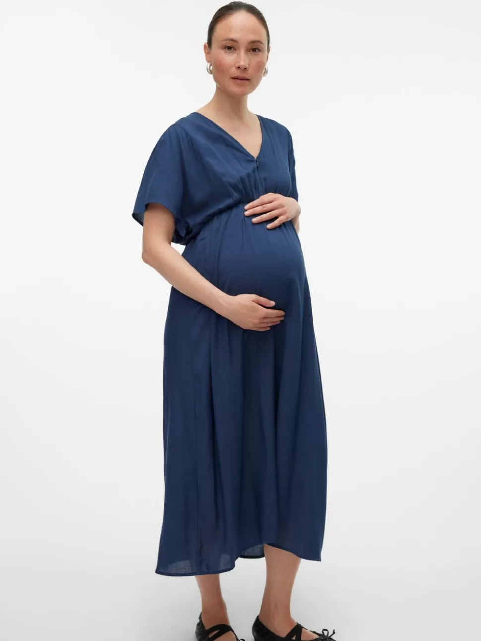 Amningskläder | Klänningar^VERO MODA MLPINAR Gravidklänning Medieval Blue