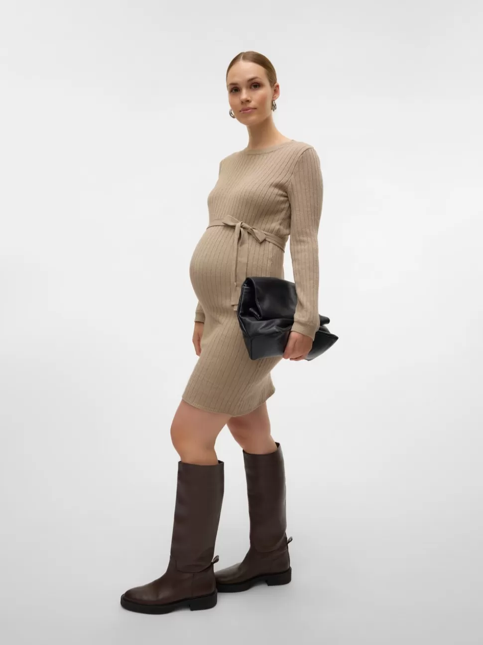 Klänningar^VERO MODA MLRITA Gravidklänning Silver Mink