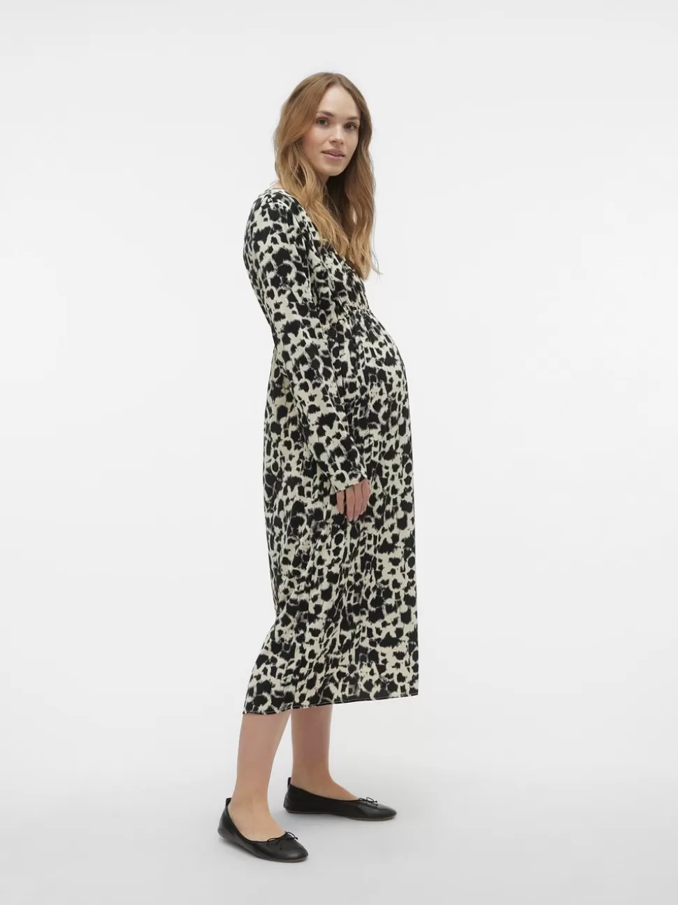 Klänningar^VERO MODA MLRUBA Gravidklänning Snow White