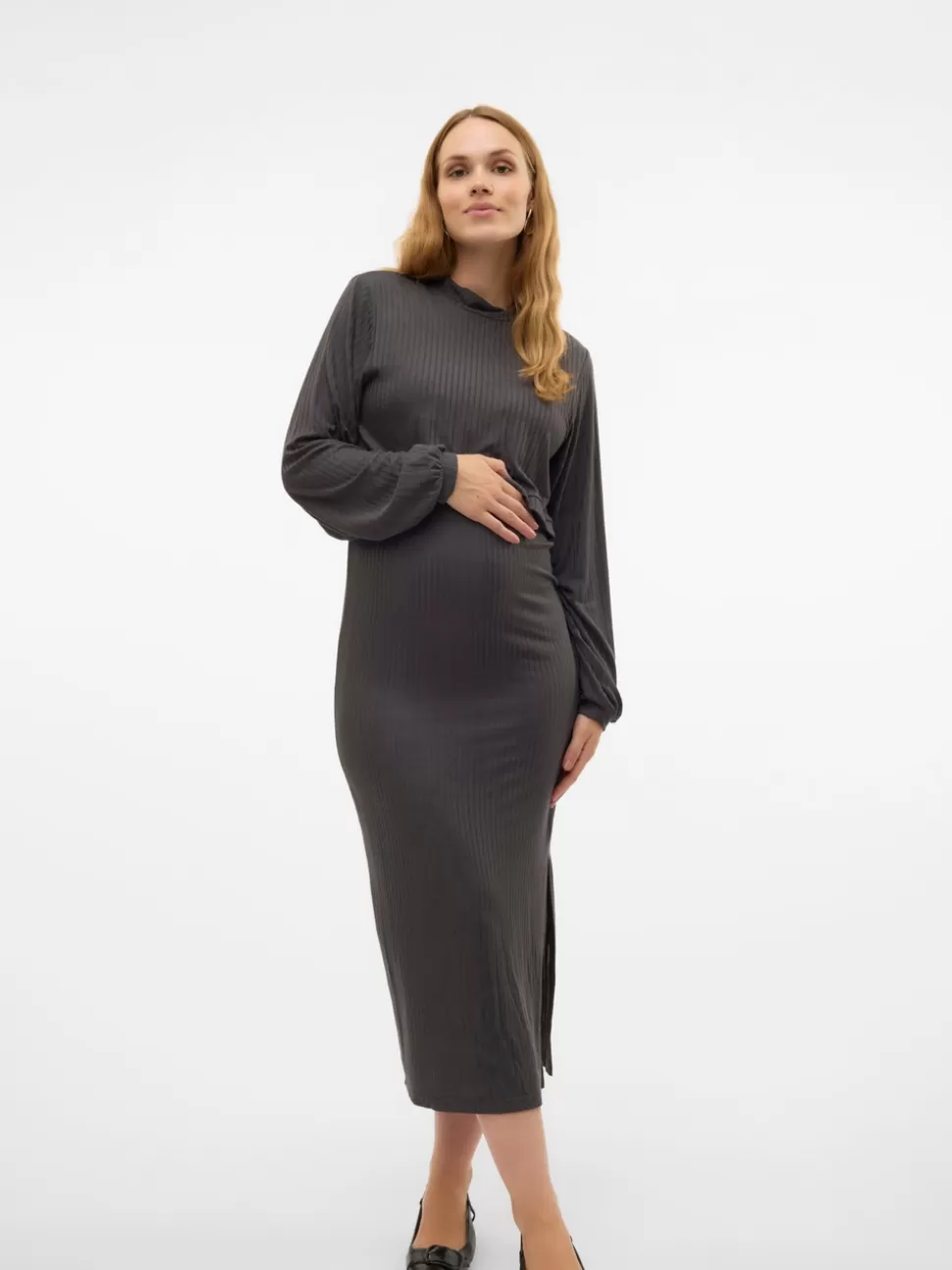 Amningskläder | Klänningar^VERO MODA MLTRINITY Gravidklänning Asphalt