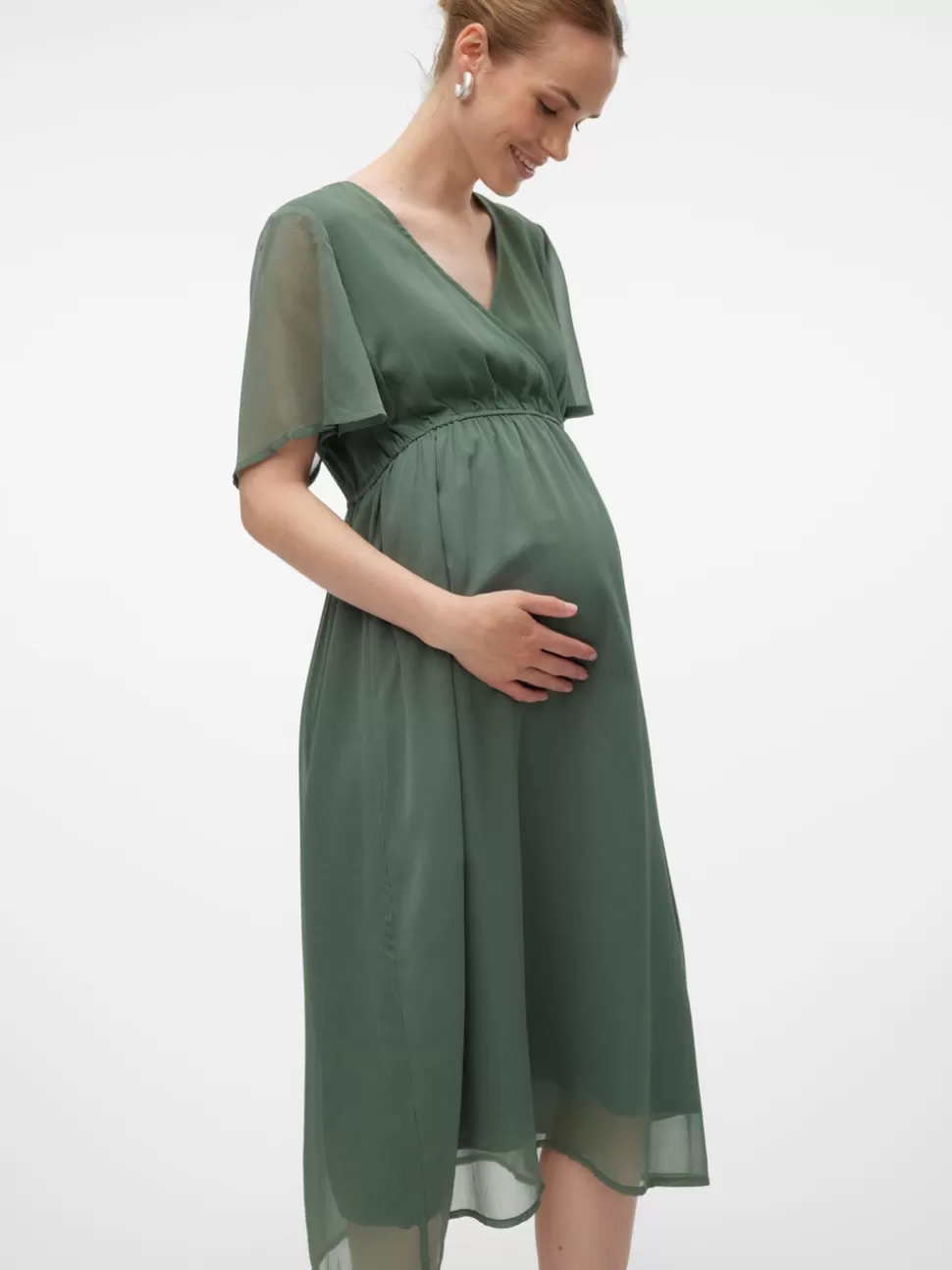 Klänningar^VERO MODA MLUNA Gravidklänning Laurel Wreath