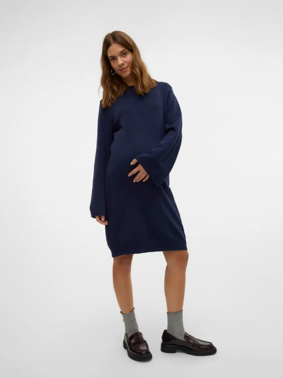 Klänningar | Stickat^VERO MODA MLVERA Gravidklänning Dark Navy
