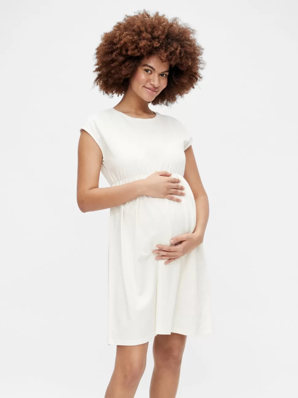 Klänningar^VERO MODA MLYOA Gravidklänning Whitecap Gray