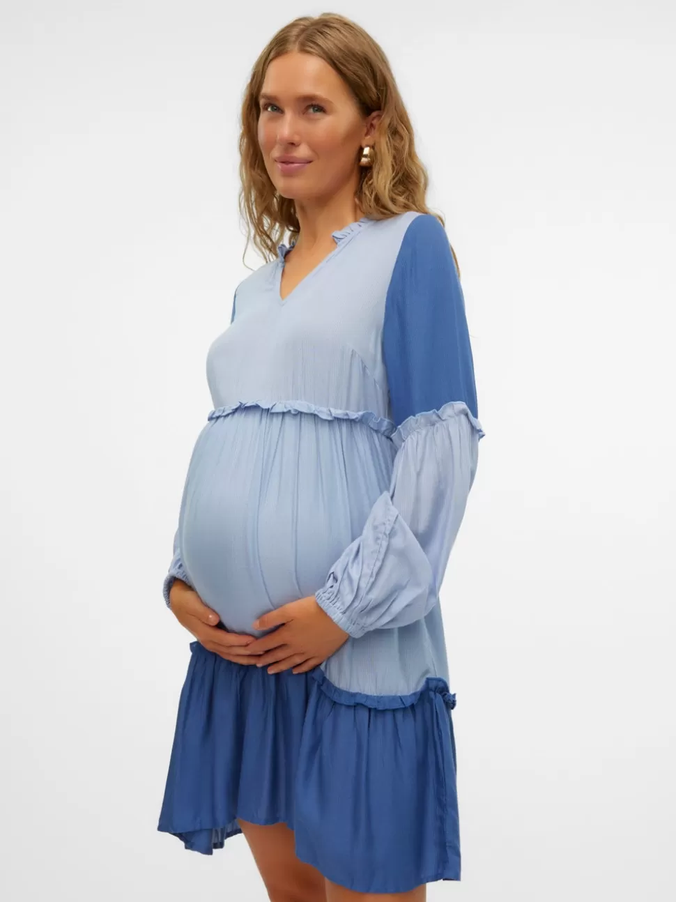 Klänningar^VERO MODA MLZIGGA Gravidklänning True Navy
