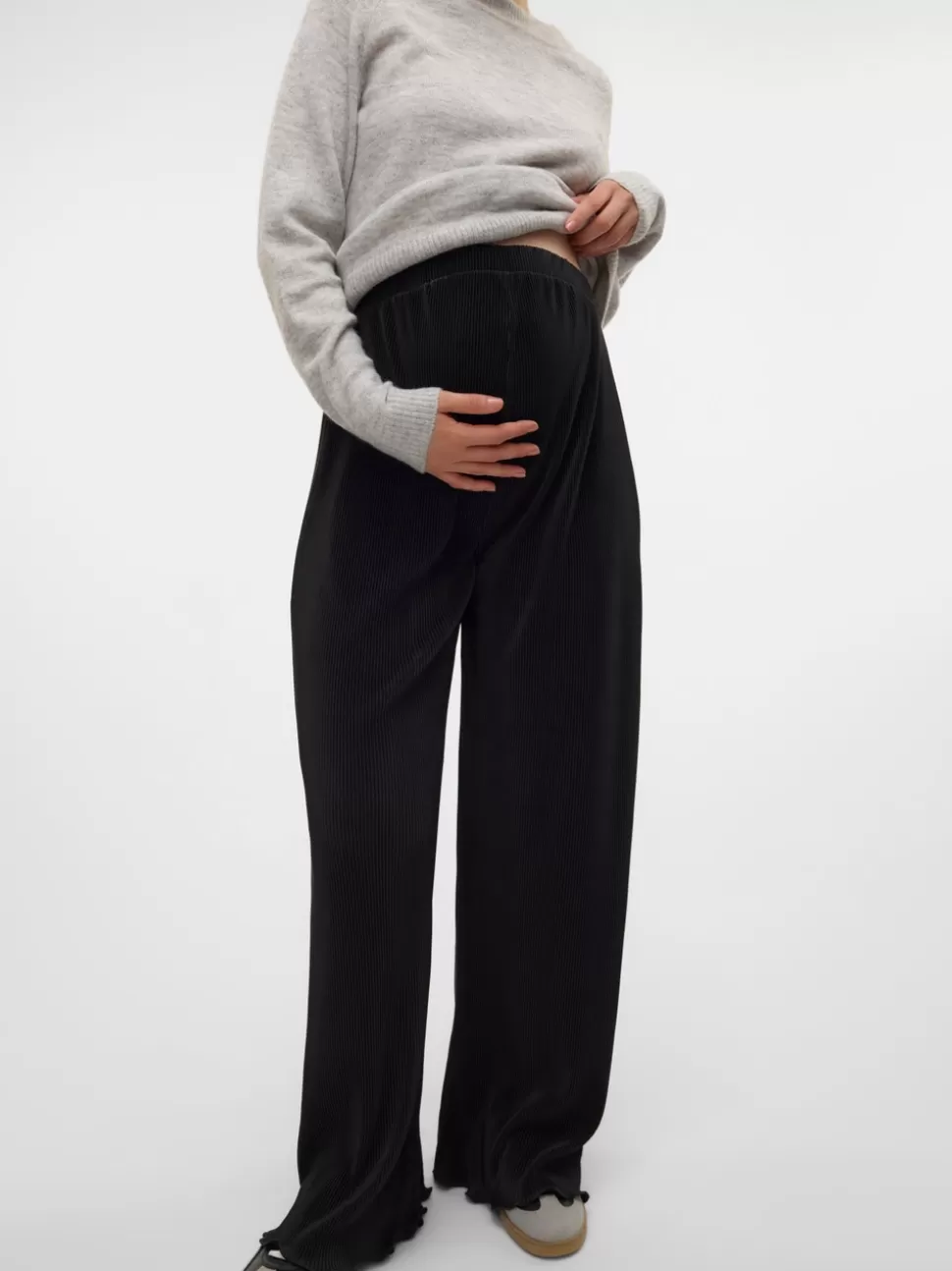 Byxor^VERO MODA Normal Passform Byxor Black