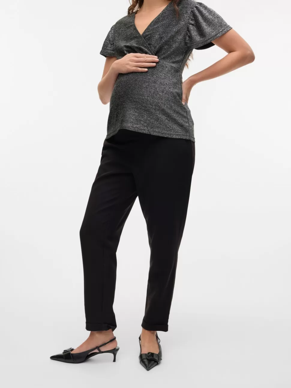 Byxor^VERO MODA Normal Passform Chinos Black