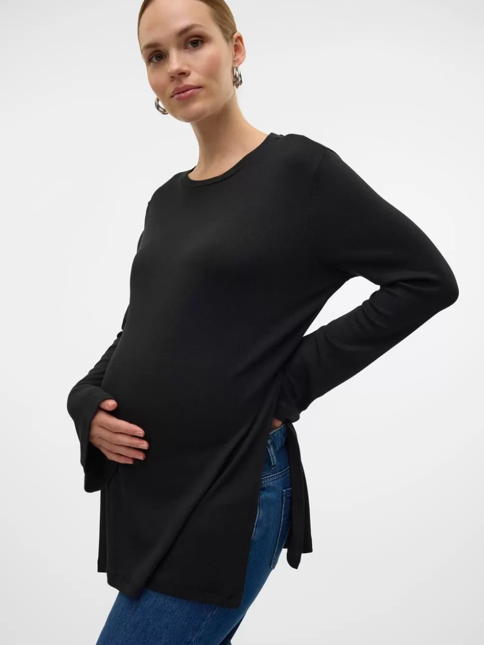 Amningskläder | Tops^VERO MODA Normal Passform Hög Hals Topp Black