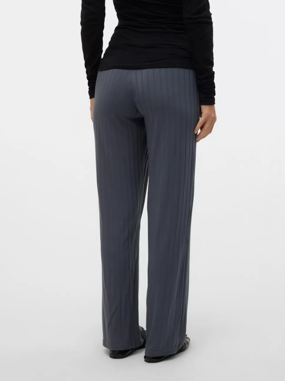 Byxor^VERO MODA Normal Passform Medelhög Midja Byxor Stormy Weather