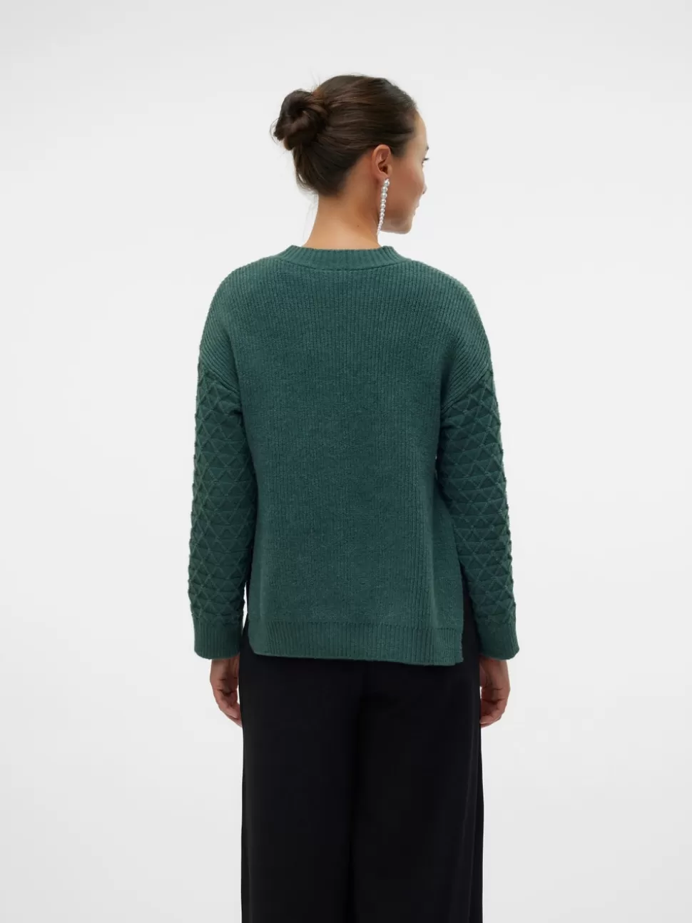 Amningskläder | Stickat^VERO MODA Normal Passform O-ringning Pullover Smokey Olive