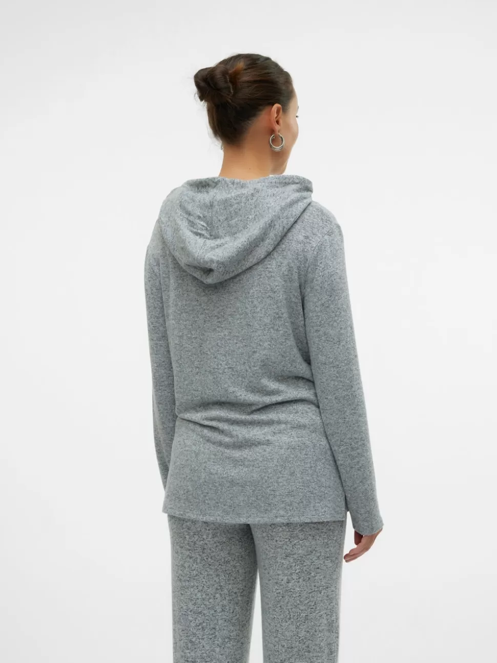 Tops^VERO MODA Normal Passform O-ringning Topp Light Grey Melange