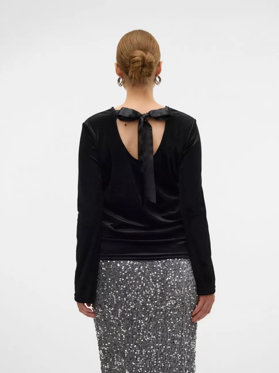 Tops^VERO MODA Normal Passform O-ringning Topp Black
