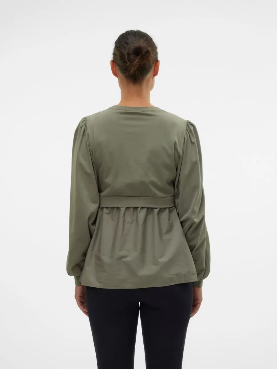 Amningskläder | Tops^VERO MODA Normal Passform O-ringning Topp Smokey Olive
