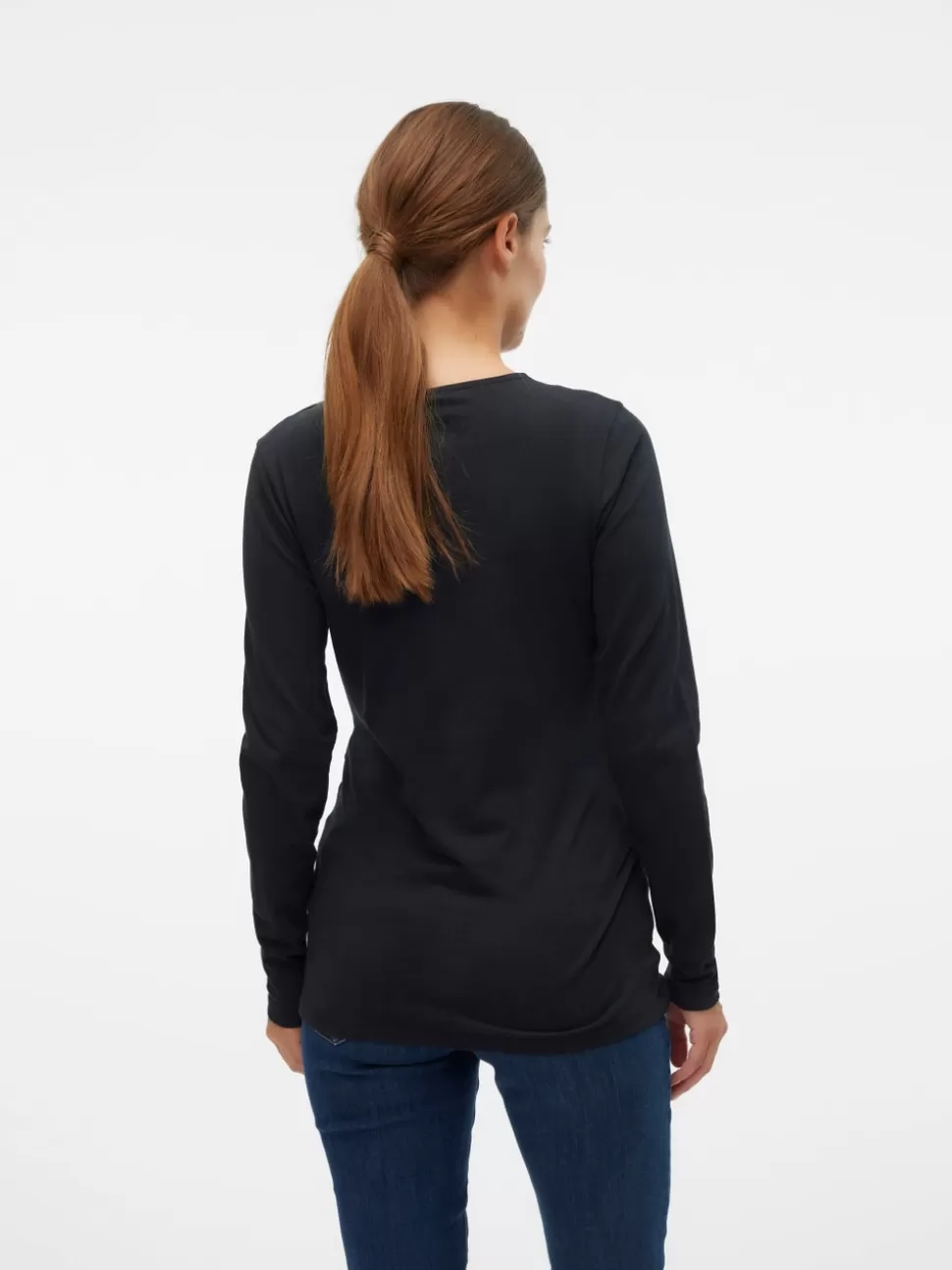 Amningskläder | Tops^VERO MODA Normal Passform U-ringning Topp Black