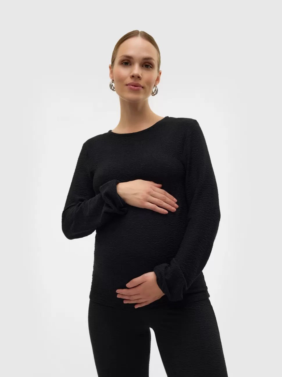 Tops^VERO MODA Normal Passform V-ringning Topp Black
